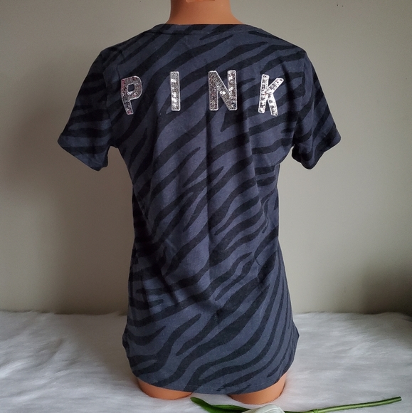 Size XS PINK VICTORIA'S SECRET BLING TEE - Picture 7 of 7
